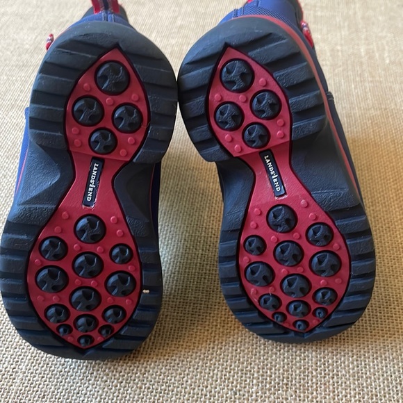 Lands End Navy and Red snow boots - Picture 7 of 11
